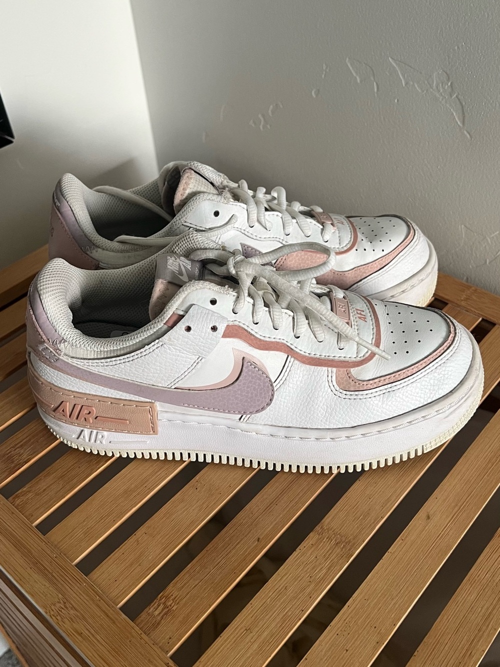 Nike Air Force 1 Shadow sneakers, size 7.5